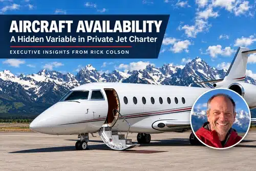 Bozeman private jet aircraft availability explained by Rick Colson